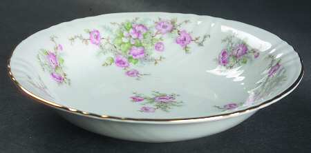 Bridal Rose (No Verge, All White) Fruit/Dessert (Sauce) Bowl