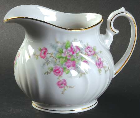 Bridal Rose (No Verge, All White) Creamer