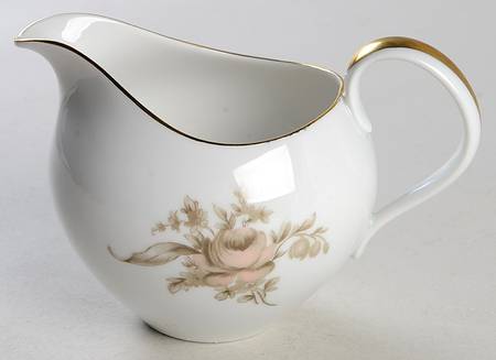 Brown Rose Creamer