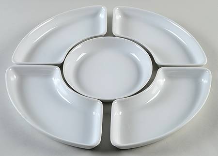 Constance 5 Piece Lazy Susan (4 side sections & 1 center)