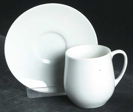 Constance Flat Demitasse Cup & Saucer Set