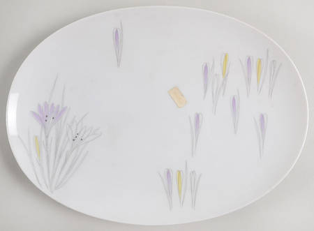 Crocus 11" Oval Serving Platter