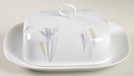 Crocus Square Covered Butter