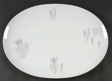 Crocus 16" Oval Serving Platter