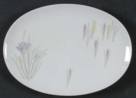 Crocus 9" Oval Serving Platter