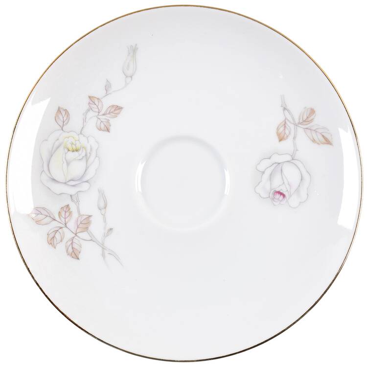 Dawn Rose Saucer for Flat Cup by Johann Haviland