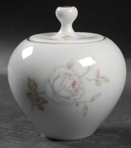 Dawn Rose Sugar Bowl & Lid