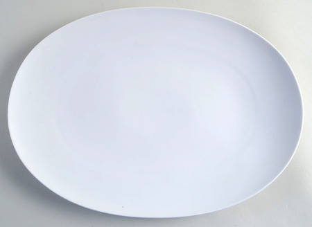 Eva White 15" Oval Serving Platter