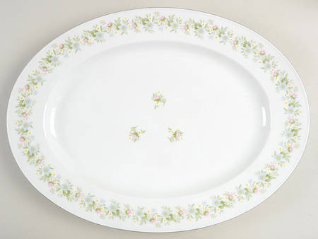 Forever Spring 14" Oval Serving Platter