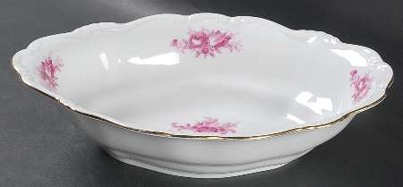French Rose 10" Oval Vegetable Bowl