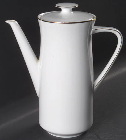 Golden Band Coffee Pot & Lid