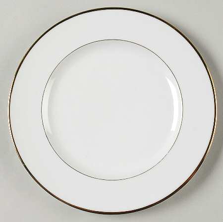 Golden Band Salad Plate