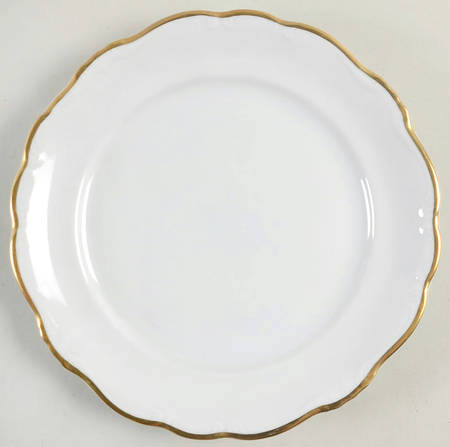 Gold Baroque Salad Plate
