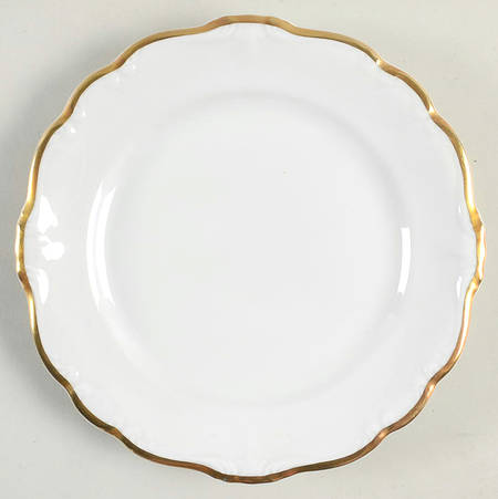 Gold Baroque Bread & Butter Plate