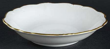 Gold Baroque Coupe Soup Bowl