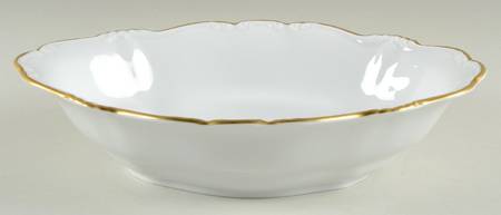 Gold Baroque 10" Oval Vegetable Bowl