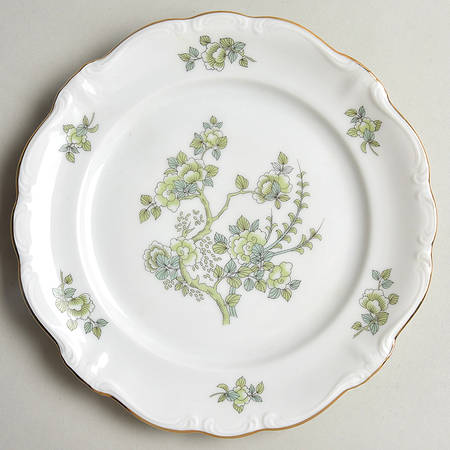 Indian Tree Gold Trim Salad Plate
