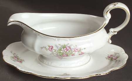 JOH1 Gravy Boat with Attached Underplate