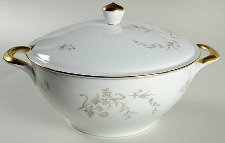 Golden Wheat Tureen &  Lid