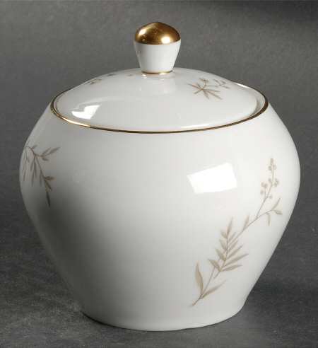 Golden Wheat Sugar Bowl & Lid