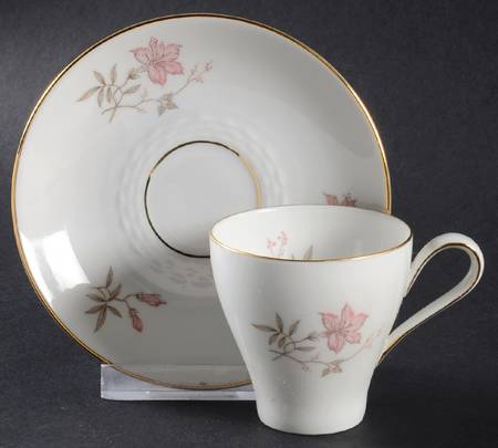 Rosita Flat Demitasse Cup & Saucer Set