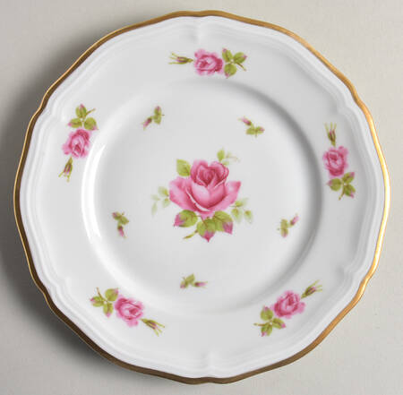 Chippendale Rose Salad Plate