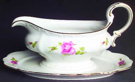 JOH172 Gravy Boat with Attached Underplate