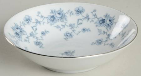 Blue Garland (Coupe, Platinum) Fruit/Dessert (Sauce) Bowl