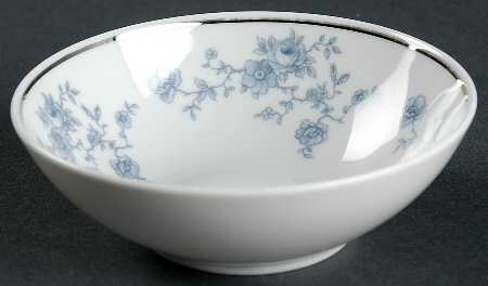 Blue Garland (Coupe, Platinum) Fruit/Dessert (Sauce) Bowl