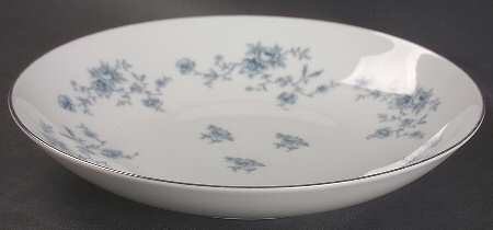 Blue Garland (Coupe, Platinum) Coupe Soup Bowl