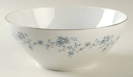 Blue Garland (Coupe, Platinum) 8" Round Vegetable Bowl