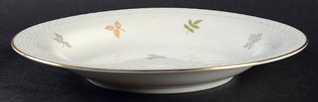 Autumn Leaves Rim Soup Bowl