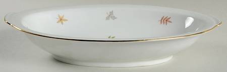Autumn Leaves 12" Oval Vegetable Bowl