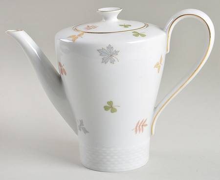 Autumn Leaves Mini Coffee Pot & Lid