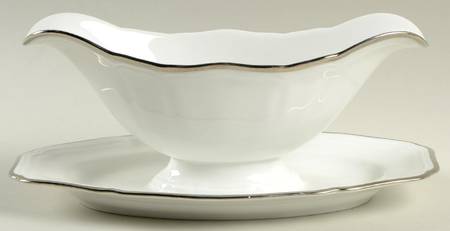 JOH208 Gravy Boat with Attached Underplate