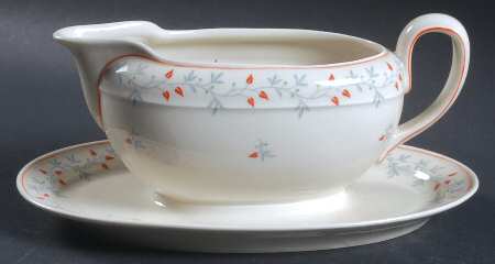 JOH212 Gravy Boat with Attached Underplate