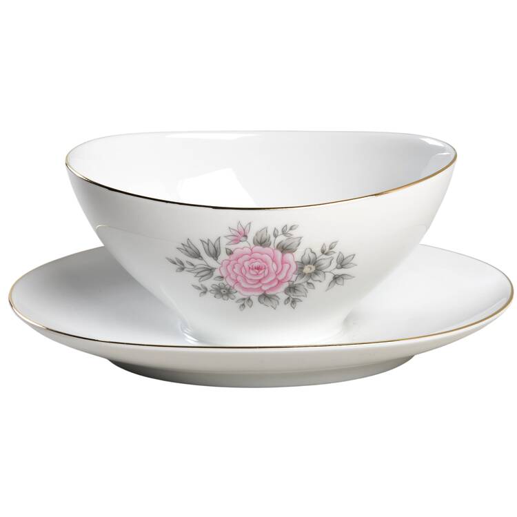JOH218 Gravy Boat with Attached Underplate