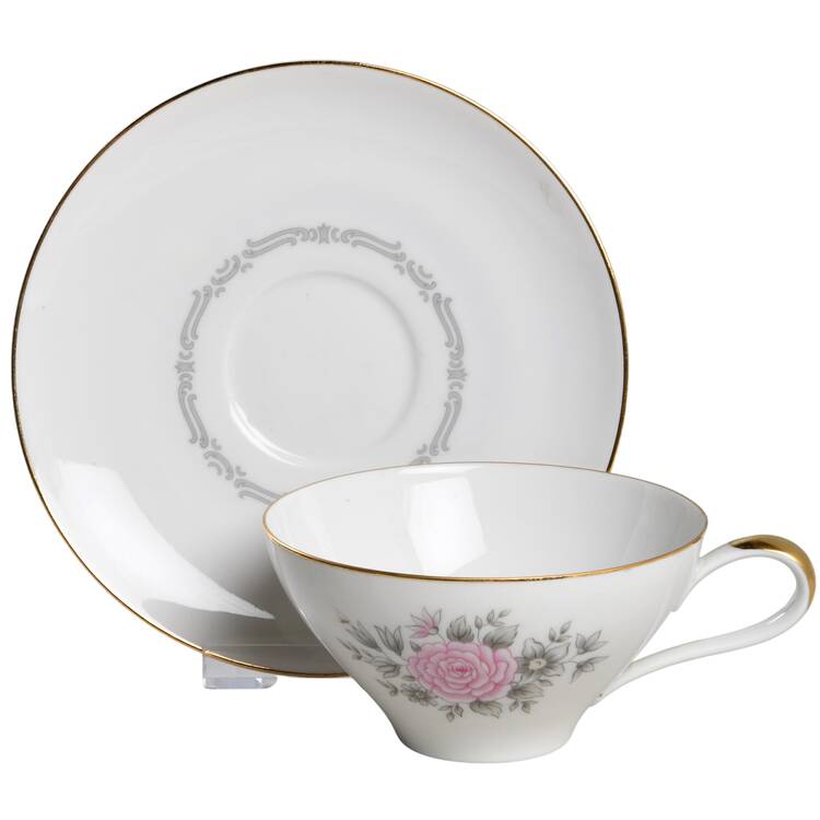 JOH218 Flat Cup & Saucer Set