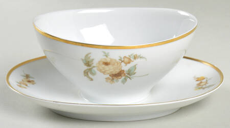 JOH55 Gravy Boat with Attached Underplate