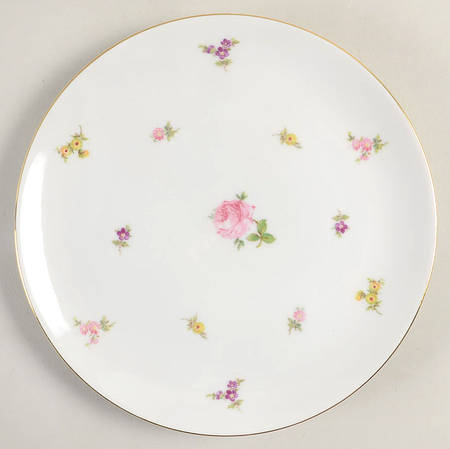 Rose Chintz Salad Plate