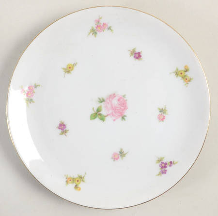 Rose Chintz Bread & Butter Plate