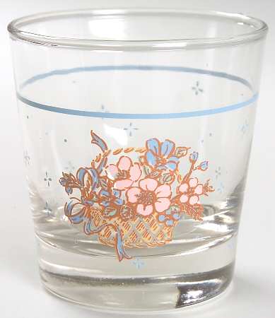 Country Basket 8 Oz Glassware Old Fashioned