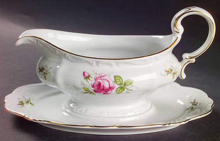 JOH85 Gravy Boat with Attached Underplate