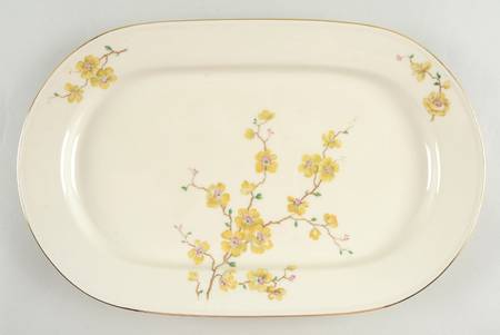E653 12" Oval Serving Platter