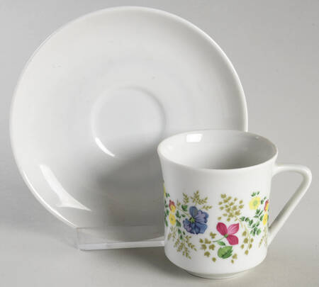 JOH94 Flat Demitasse Cup & Saucer Set
