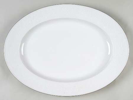 Morning Mist 14" Oval Serving Platter by Johann Haviland
