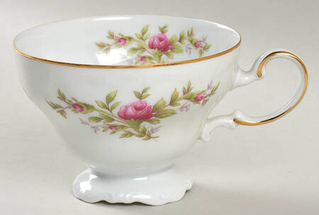 Moss Rose (Bavarian Backstamp) Footed Cup