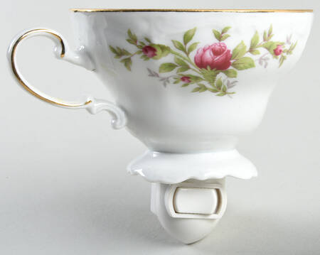Moss Rose (Bavarian Backstamp) 1 5/8" + cup (H) Night Light/Cup HC