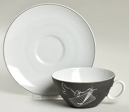 Papageno Flat Cup & Saucer Set