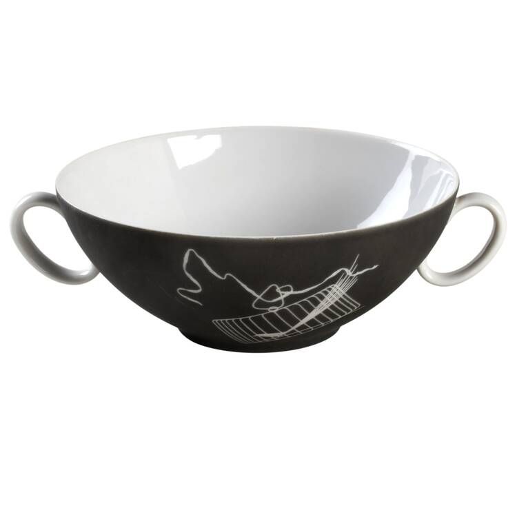 Papageno Flat Cream Soup Bowl